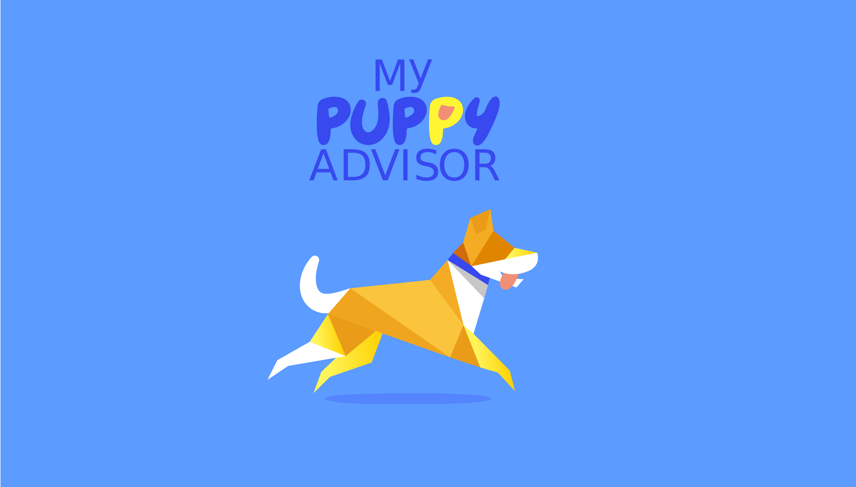 Le logo du projet My puppy advisor développé par les participantes de Change Mak'Her